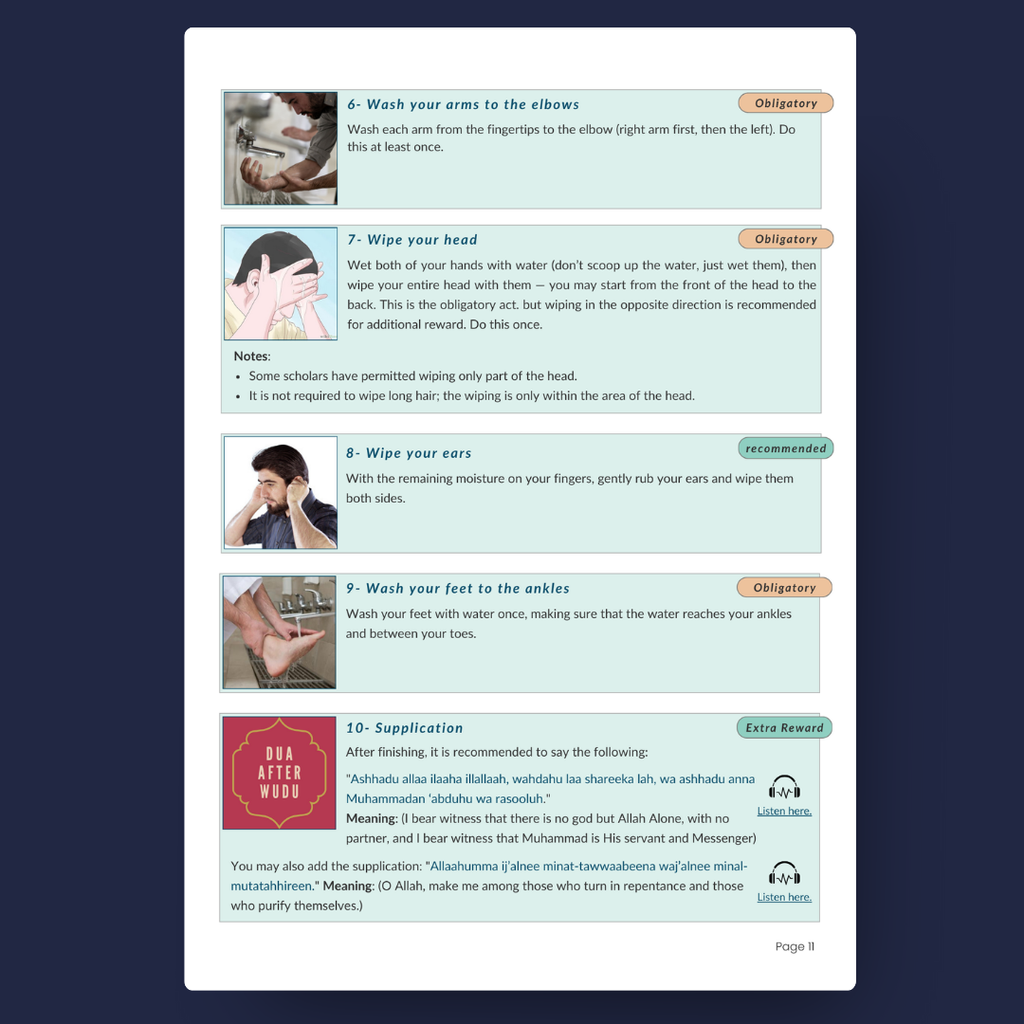 The Pre-Prayer Purification (Taharah) Guide