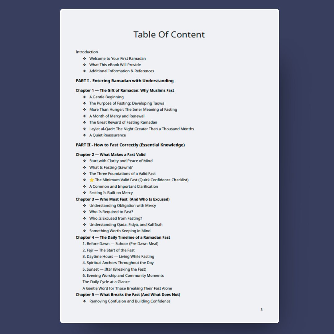 Your First Ramadan: A Revert’s Guide to Fasting with Confidence