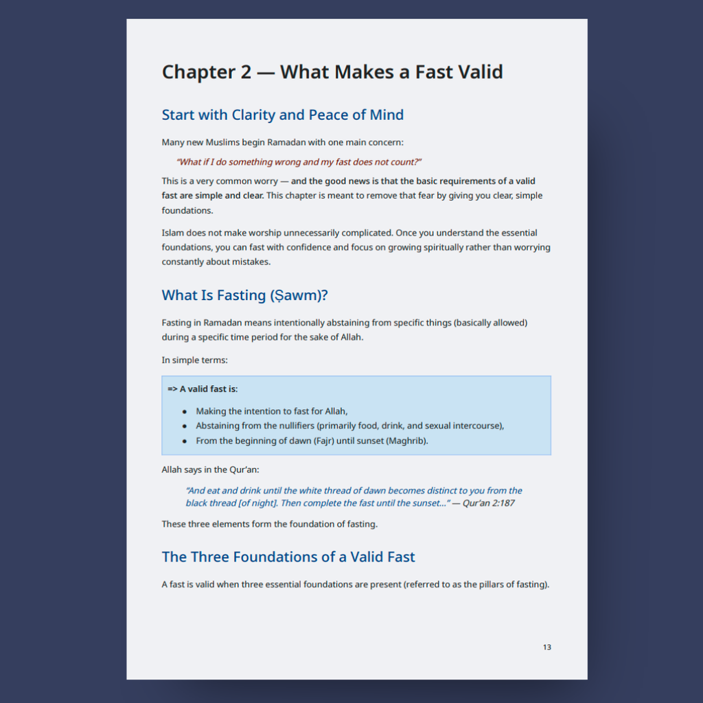 Your First Ramadan: A Revert’s Guide to Fasting with Confidence